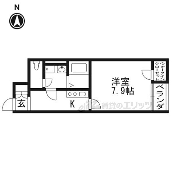 京都府京都市伏見区向島西堤町(賃貸アパート1K・1階・31.62㎡)の写真 その2