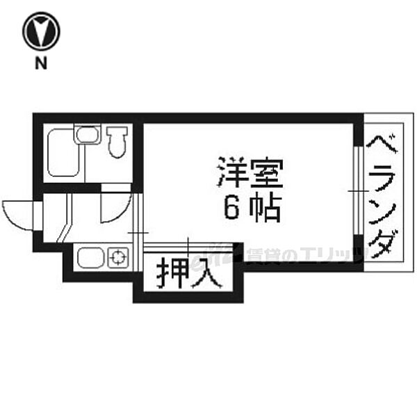 京都府京都市伏見区西尼崎町(賃貸マンション1K・2階・17.00㎡)の写真 その2