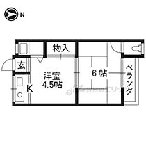 原田マンション 27 ｜ 京都府京都市伏見区向島吹田河原町（賃貸マンション1K・3階・25.19㎡） その2