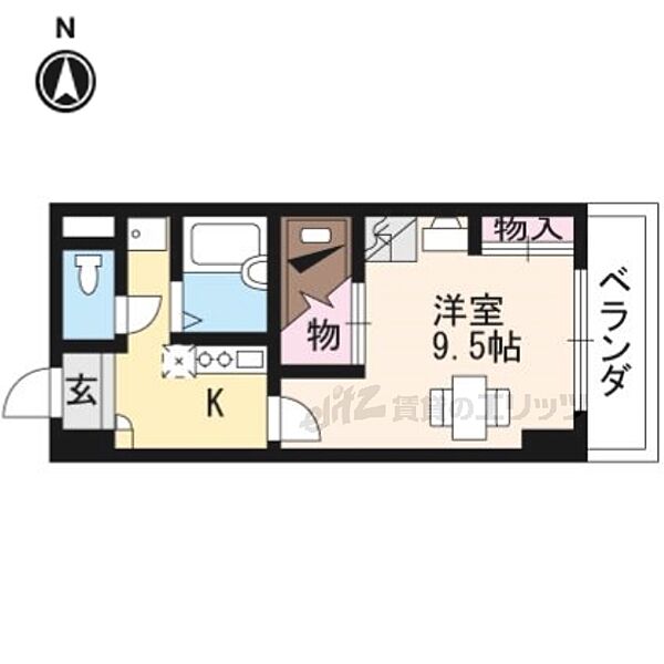 レオパレス三井田 903｜京都府京都市伏見区竹田西内畑町(賃貸マンション1K・9階・26.00㎡)の写真 その2