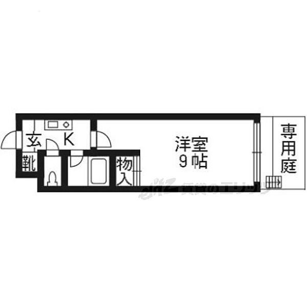 ロイヤルビーブル 108｜京都府京都市下京区猪熊通五条下る柿本町(賃貸マンション1R・1階・25.76㎡)の写真 その2