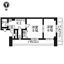 SAWARABIハイッテン 702 ｜ 京都府京都市下京区東洞院通松原下る大江町（賃貸マンション2K・7階・40.00㎡） その2