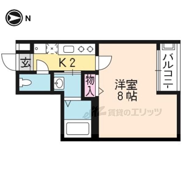 アークリード東山三条 403｜京都府京都市東山区南西海子町(賃貸マンション1K・4階・22.30㎡)の写真 その2