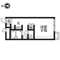 レオパレスファースト 206 ｜ 京都府京都市南区上鳥羽南戒光町（賃貸アパート1K・2階・19.87㎡） その2