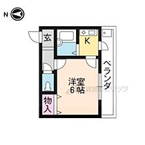 ドミニコ山久 5 ｜ 京都府京都市伏見区深草極楽町（賃貸マンション1K・2階・17.82㎡） その2