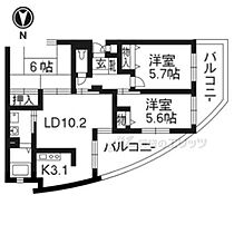 メゾン七条新町 205 ｜ 京都府京都市下京区新町通正面下る平野町（賃貸マンション3LDK・2階・66.32㎡） その2