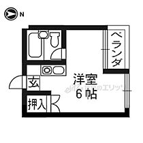 京都府京都市下京区二人司町（賃貸マンション1K・4階・15.00㎡） その2