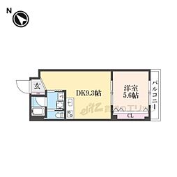 ソフィア墨染駅前 1DKの間取図画像