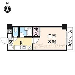 FLATB'S 1Kの間取図画像