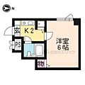 スタジオーネ桂4階3.5万円