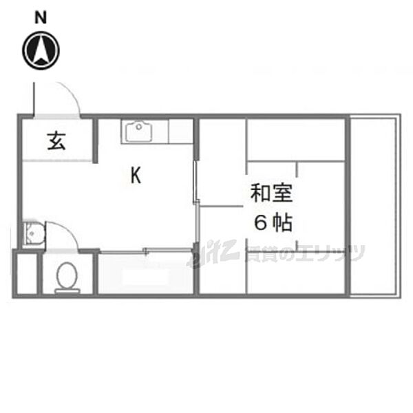 京都府京都市下京区梅湊町(賃貸マンション1DK・3階・20.00㎡)の写真 その2