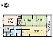 京都府宇治市五ヶ庄上村（賃貸マンション3LDK・1階・60.50㎡） その2