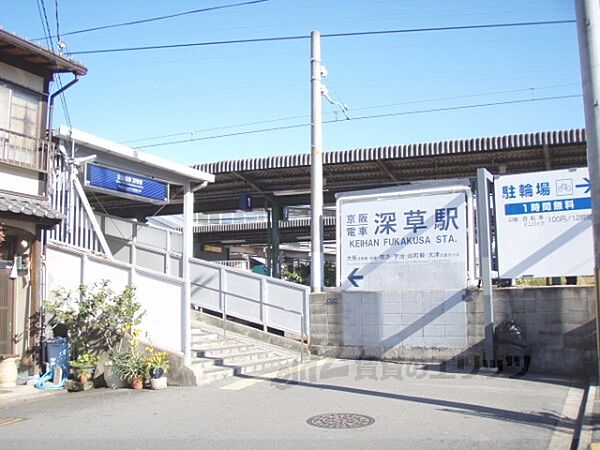 京阪深草駅まで370メートル