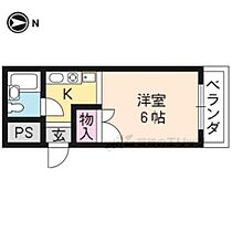 山本マンション 205 ｜ 京都府京都市東山区今熊野北日吉町（賃貸マンション1K・2階・19.00㎡） その2