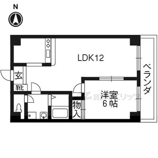 京都府京都市下京区麩屋町五条上ル下鱗形町(賃貸マンション1LDK・3階・39.00㎡)の写真 その2