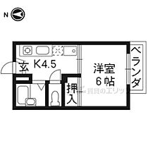 フォーブル吉田 205 ｜ 京都府京都市伏見区御駕籠町（賃貸アパート1K・2階・21.00㎡） その2