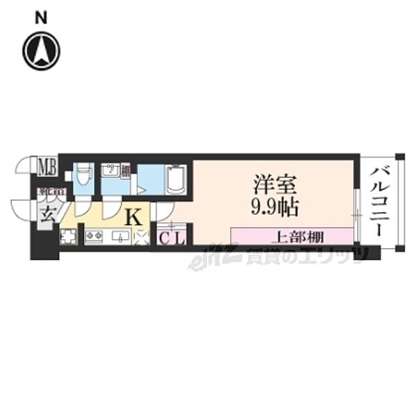 ソルテラス京都洛南 304｜京都府京都市南区唐橋平垣町(賃貸マンション1K・3階・29.50㎡)の写真 その2