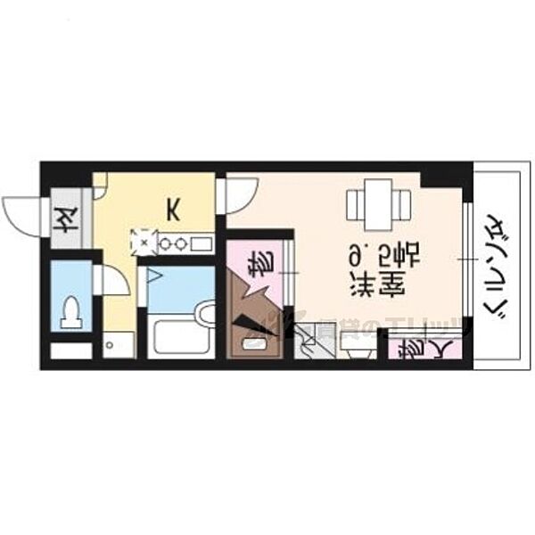 レオパレス三井田 803｜京都府京都市伏見区竹田西内畑町(賃貸マンション1K・8階・26.00㎡)の写真 その2