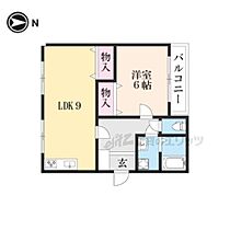 京都府向日市寺戸町笹屋（賃貸マンション1LDK・2階・38.00㎡） その2