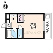 京都府長岡京市友岡一丁目（賃貸マンション1K・4階・22.68㎡） その2