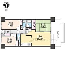 京都府宇治市五ケ庄平野（賃貸マンション3LDK・1階・67.93㎡） その2