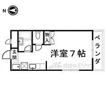 京都府長岡京市長岡二丁目（賃貸マンション1K・3階・21.00㎡） その1