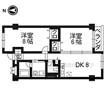 コーポラス伏見 116 ｜ 京都府京都市伏見区深草池之内町（賃貸マンション2LDK・1階・58.52㎡） その1