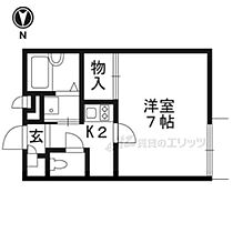 京都府宇治市宇治蔭山（賃貸アパート1K・1階・22.09㎡） その2