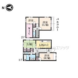 西野楳本町55-65貸家