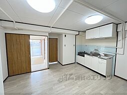 京都地下鉄東西線 石田駅 徒歩18分の賃貸マンション 1階2DKのリビング/ダイニング