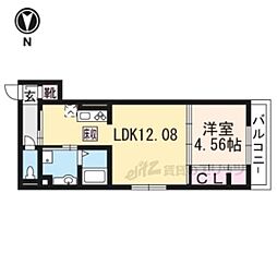 スパローテラス 1LDKの間取図画像
