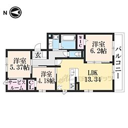 ジラソーレ 3LDKの間取図画像