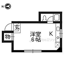 伊勢川ハイツ 205 ｜ 京都府京都市北区出雲路立テ本町（賃貸アパート1R・2階・16.00㎡） その2