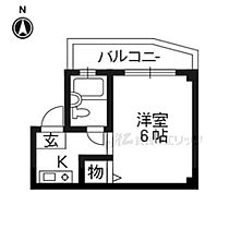 京都府京都市北区出雲路松ノ下町（賃貸マンション1K・3階・16.43㎡） その2