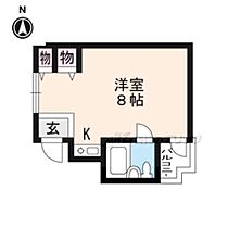 京都府京都市左京区田中大堰町（賃貸マンション1R・1階・19.10㎡） その2