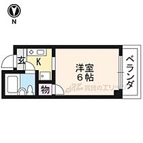 京都府京都市上京区大宮寺ノ内上ル西入ル西千本町（賃貸マンション1K・3階・15.86㎡） その2