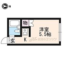 コーポ紫明 401 ｜ 京都府京都市北区小山下総町（賃貸マンション1K・4階・12.00㎡） その2