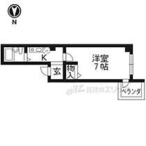 京都府京都市北区紫野上石龍町（賃貸マンション1K・4階・21.55㎡） その2