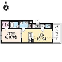 京都府京都市中京区壬生天池町（賃貸アパート1LDK・3階・44.40㎡） その2