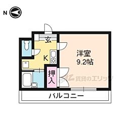 間取図画像 1K