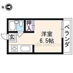 セブンスパークアパートメント 1Kの間取図画像