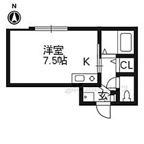 京都府京都市右京区西京極下沢町（賃貸アパート1K・2階・19.87㎡） その2