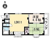 京都府京都市中京区小川通丸太町下る中之町（賃貸アパート2LDK・4階・45.30㎡） その2