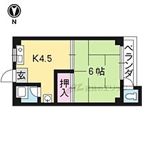 御室ハイツ 21 ｜ 京都府京都市右京区御室小松野町（賃貸マンション1K・2階・21.06㎡） その2