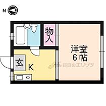 コムホート27 102 ｜ 京都府京都市右京区龍安寺衣笠下町（賃貸アパート1K・1階・19.80㎡） その2