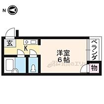 京都府京都市右京区太秦石垣町（賃貸マンション1K・3階・17.91㎡） その2