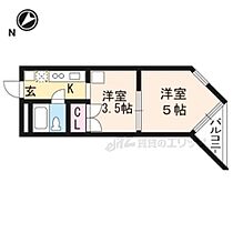 京都府京都市右京区太秦東蜂岡町（賃貸マンション1DK・4階・22.68㎡） その2