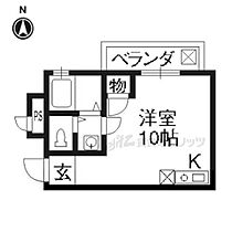 グレースフリー上野 101 ｜ 京都府京都市西京区桂上野西町（賃貸マンション1R・1階・20.00㎡） その2