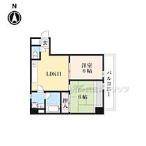 京都府京都市中京区堀川通錦小路下る錦堀川町（賃貸マンション2LDK・6階・46.01㎡） その2