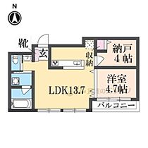 エバーグレース御所南 202 ｜ 京都府京都市中京区北小路町（賃貸マンション1LDK・2階・49.20㎡） その2